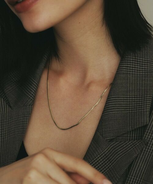 COCOSHNIK / ココシュニック ネックレス・ペンダント・チョーカー | K10スーパーベネフラット ネックレス（50cm） | 詳細8