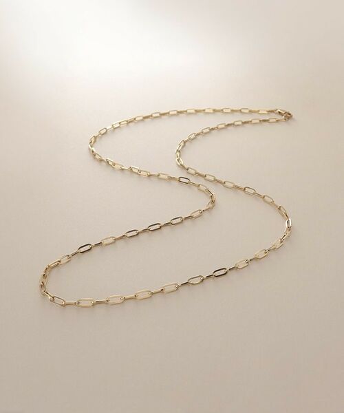 COCOSHNIK / ココシュニック ネックレス・ペンダント・チョーカー | K10中空プリムケーブルチェーン ネックレス（60cm） | 詳細2