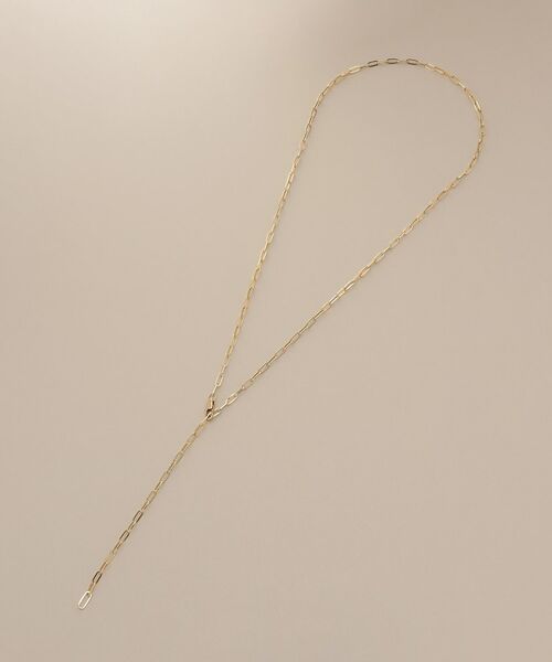 COCOSHNIK / ココシュニック ネックレス・ペンダント・チョーカー | K10中空プリムケーブルチェーン ネックレス（60cm） | 詳細3