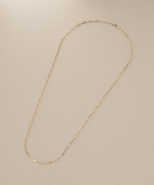 COCOSHNIK / ココシュニック ネックレス・ペンダント・チョーカー | K10中空プリムケーブルチェーン ネックレス（60cm） | 詳細4