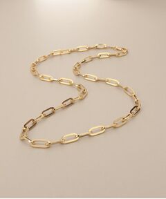 COCOSHNIK / ココシュニック ネックレス・ペンダント・チョーカー | K18中空プリムケーブルチェーン ネックレスXL（45cm）