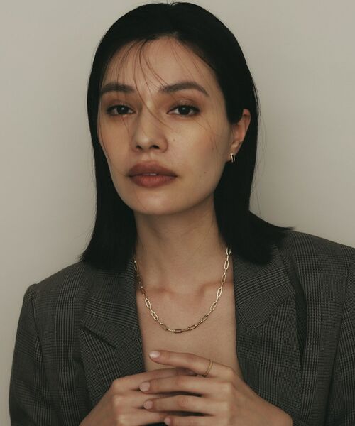 COCOSHNIK / ココシュニック ネックレス・ペンダント・チョーカー | K18中空プリムケーブルチェーン ネックレスXL（45cm） | 詳細6