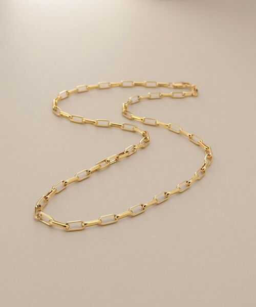 COCOSHNIK / ココシュニック ネックレス・ペンダント・チョーカー | K18中空MVロング ネックレス太 | 詳細1