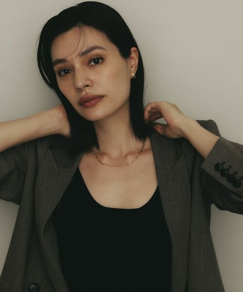 COCOSHNIK / ココシュニック ネックレス・ペンダント・チョーカー | K18中空MVロング ネックレス太 | 詳細6