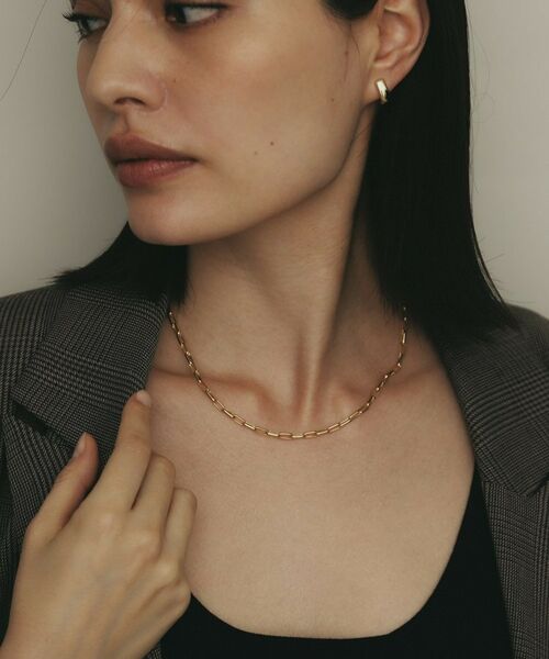 COCOSHNIK / ココシュニック ネックレス・ペンダント・チョーカー | K18中空MVロング ネックレス太 | 詳細7