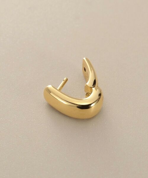 COCOSHNIK / ココシュニック ピアス・イヤリング | K18中空甲丸 中折れピアス | 詳細4