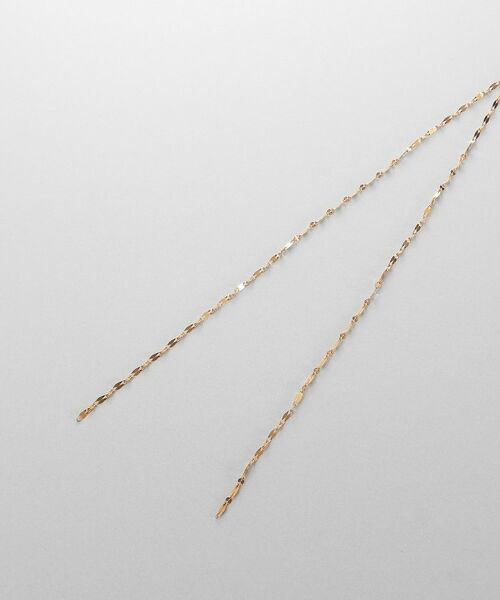 COCOSHNIK / ココシュニック ネックレス・ペンダント・チョーカー | シルバー デザインチェーン デュアルペタル フリンジYネックレス GP | 詳細2