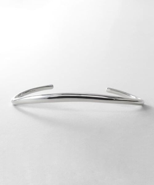 COCOSHNIK / ココシュニック ブレスレット・バングル | シルバー 【サステナブル】ニュアンスラインパームカフ | 詳細2