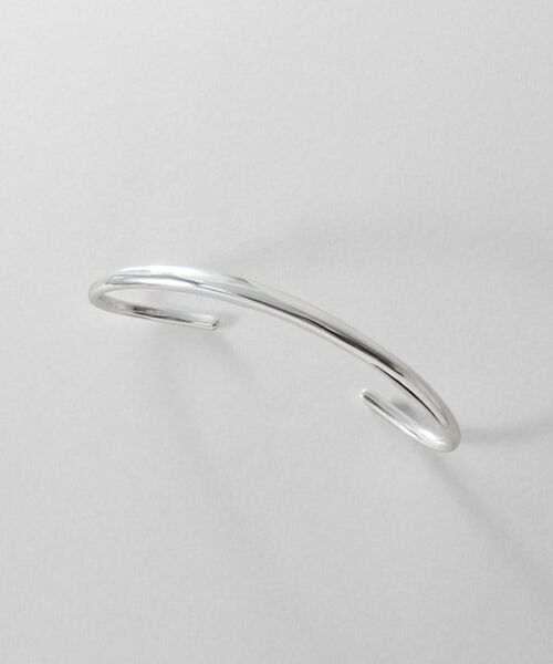 COCOSHNIK / ココシュニック ブレスレット・バングル | シルバー 【サステナブル】ニュアンスラインパームカフ | 詳細5