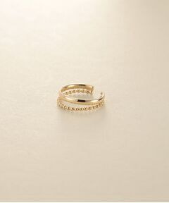 COCOSHNIK / ココシュニック ピアス・イヤリング | K10ボールレイヤードイヤーカフ