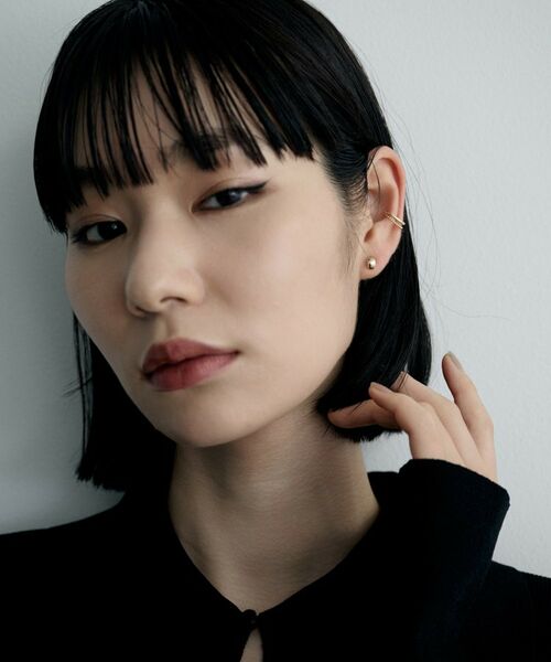 COCOSHNIK / ココシュニック ピアス・イヤリング | K10ボールレイヤードイヤーカフ | 詳細6