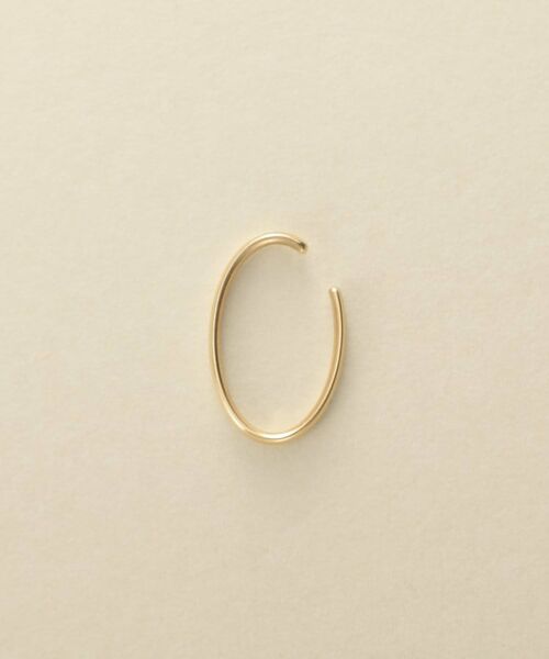 COCOSHNIK / ココシュニック ピアス・イヤリング | K10オーバルイヤーカフ | 詳細3