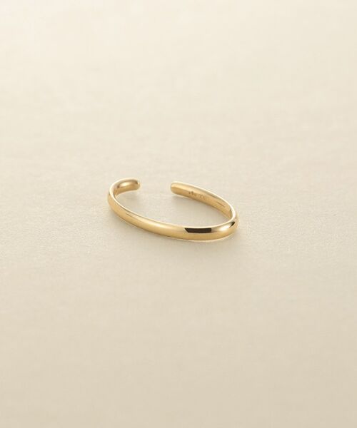 COCOSHNIK / ココシュニック ピアス・イヤリング | K10オーバルイヤーカフ（イエローゴールド(100)）