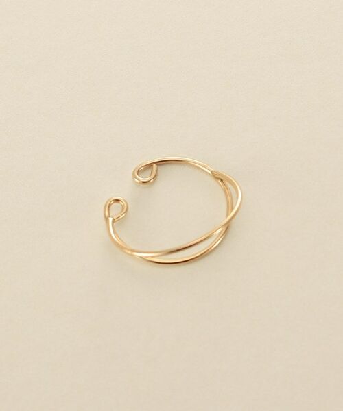 COCOSHNIK / ココシュニック ピアス・イヤリング | K10ダブルアークイヤーカフ | 詳細3