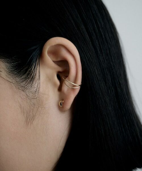 COCOSHNIK / ココシュニック ピアス・イヤリング | K10ダブルアークイヤーカフ | 詳細6