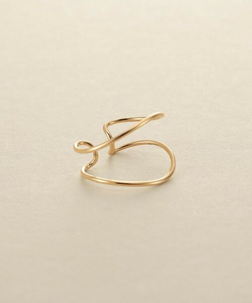 COCOSHNIK / ココシュニック ピアス・イヤリング | K10ワンストロークニュアンスイヤーカフ | 詳細2