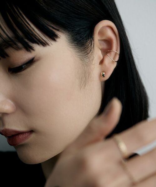 COCOSHNIK / ココシュニック ピアス・イヤリング | K10ワンストロークニュアンスイヤーカフ | 詳細7