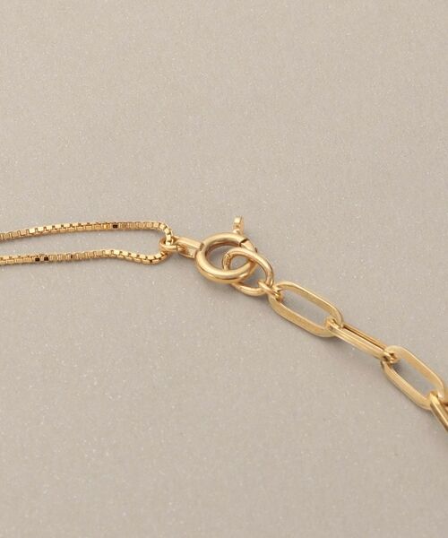 COCOSHNIK / ココシュニック ネックレス・ペンダント・チョーカー | K10ベネチアン×中空プリムセパレート ネックレス | 詳細3