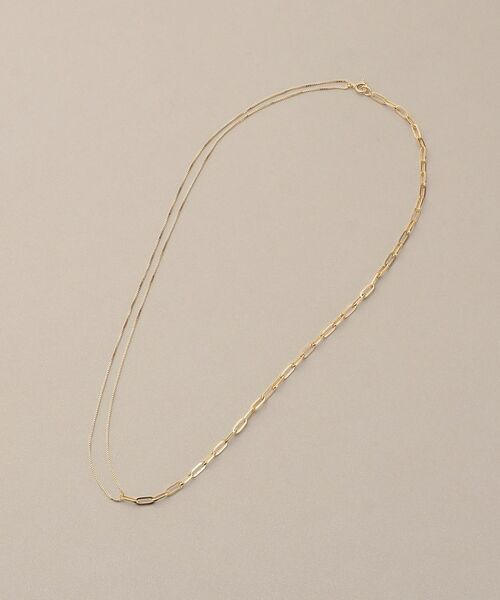 COCOSHNIK / ココシュニック ネックレス・ペンダント・チョーカー | K10ベネチアン×中空プリムセパレート ネックレス | 詳細4