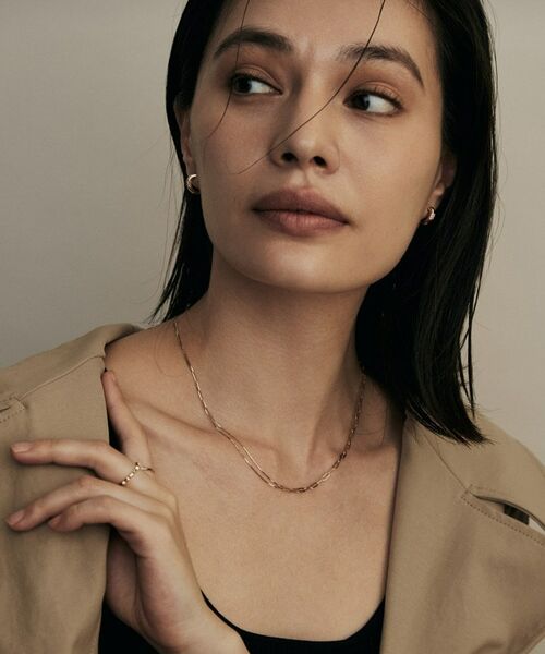 COCOSHNIK / ココシュニック ネックレス・ペンダント・チョーカー | K10ベネチアン×中空プリムセパレート ネックレス | 詳細7