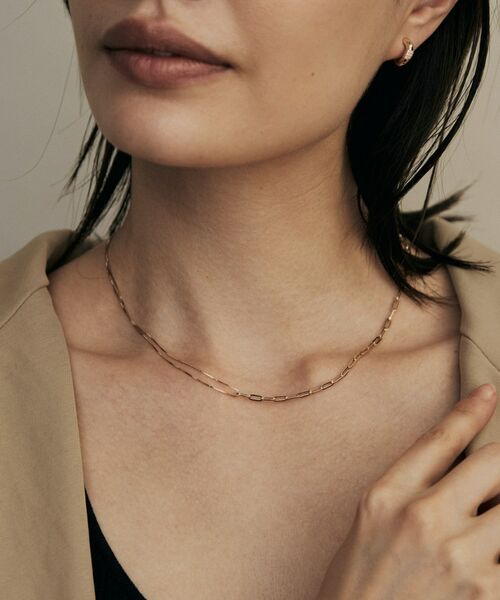 COCOSHNIK / ココシュニック ネックレス・ペンダント・チョーカー | K10ベネチアン×中空プリムセパレート ネックレス | 詳細8