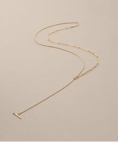 COCOSHNIK / ココシュニック ネックレス・ペンダント・チョーカー | K10スパイクトリプル×カットPCマンテル ネックレス