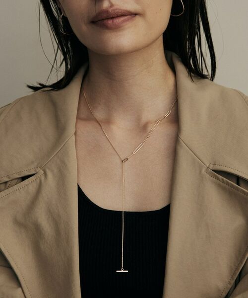 COCOSHNIK / ココシュニック ネックレス・ペンダント・チョーカー | K10スパイクトリプル×カットPCマンテル ネックレス | 詳細10