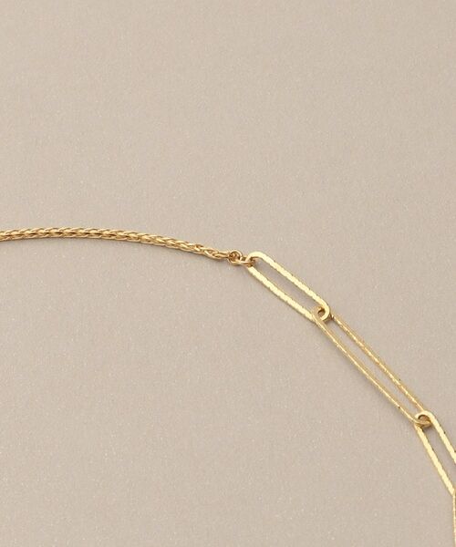 COCOSHNIK / ココシュニック ネックレス・ペンダント・チョーカー | K10スパイクトリプル×カットPCマンテル ネックレス | 詳細2