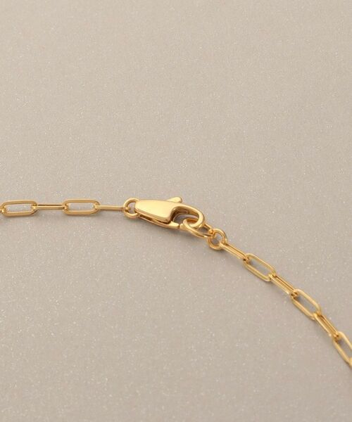 COCOSHNIK / ココシュニック ネックレス・ペンダント・チョーカー | K18ダイヤモンド ダブルビーズチャーム ネックレス | 詳細3