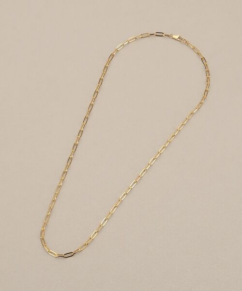 COCOSHNIK / ココシュニック ネックレス・ペンダント・チョーカー | K18中空プリムケーブルチェーン ネックレスL（50cm） | 詳細4