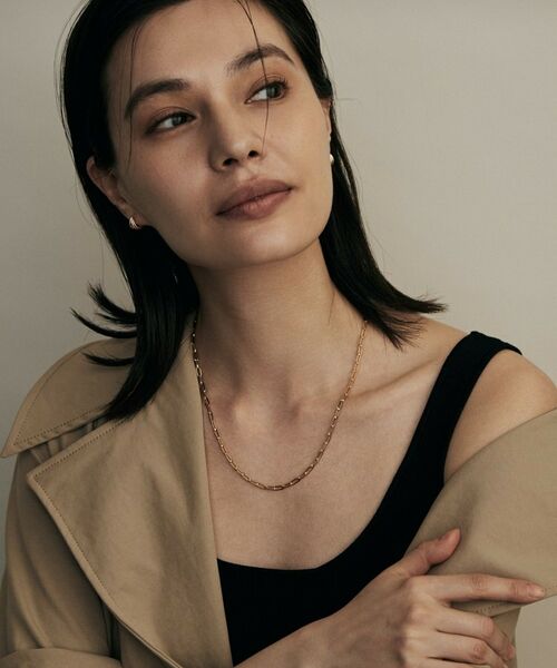 COCOSHNIK / ココシュニック ネックレス・ペンダント・チョーカー | K18中空プリムケーブルチェーン ネックレスL（50cm） | 詳細6