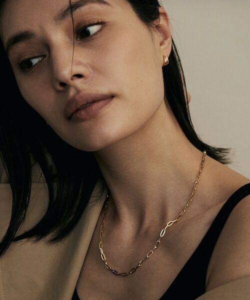 COCOSHNIK / ココシュニック ネックレス・ペンダント・チョーカー | K18中空プリムケーブルチェーン ネックレスL（50cm） | 詳細7