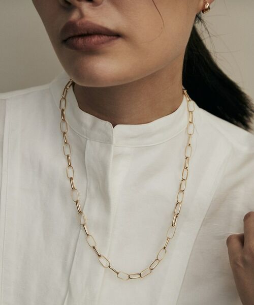 COCOSHNIK / ココシュニック ネックレス・ペンダント・チョーカー | K18中空MVトラック ネックレス | 詳細8