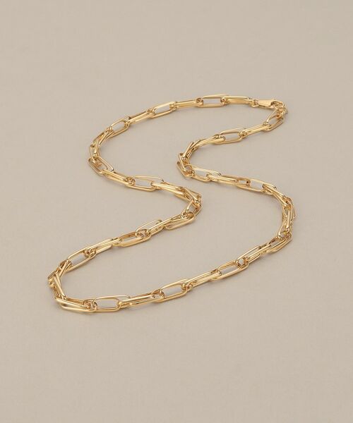 COCOSHNIK / ココシュニック ネックレス・ペンダント・チョーカー | K18中空ダブルMVロング ネックレス（クリスタル/透明(100)）