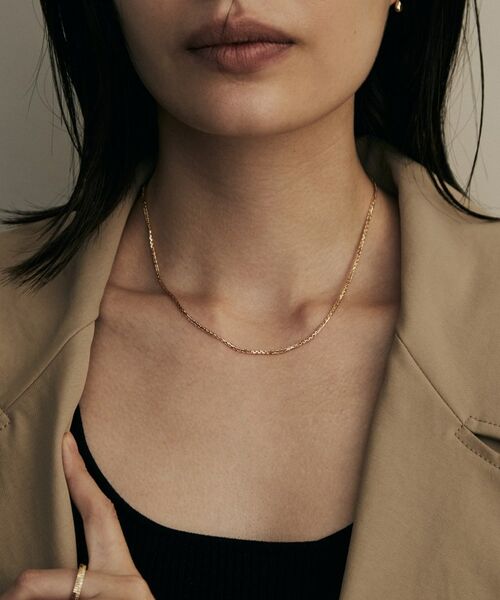 COCOSHNIK / ココシュニック ネックレス・ペンダント・チョーカー | K18スパイクトリプル ネックレス太 | 詳細8