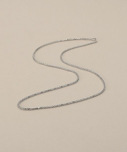 COCOSHNIK / ココシュニック ネックレス・ペンダント・チョーカー | プラチナ スパイクトリプル ネックレス太（クリスタル/透明(900)）