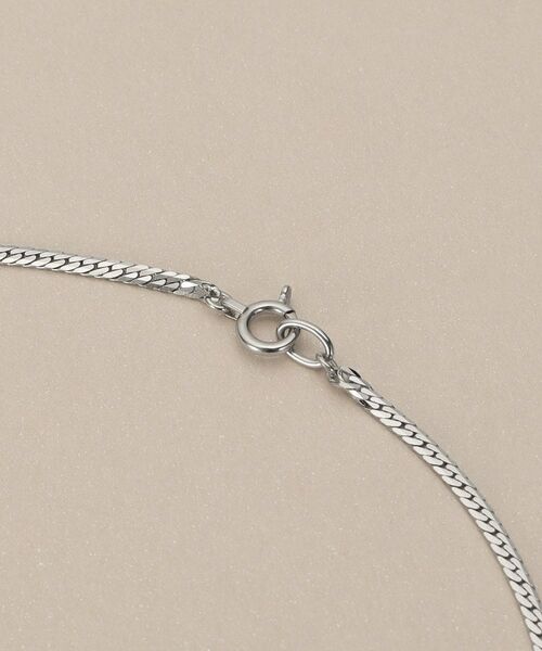 COCOSHNIK / ココシュニック ネックレス・ペンダント・チョーカー | プラチナ フラットヘリンボーン ネックレス | 詳細3