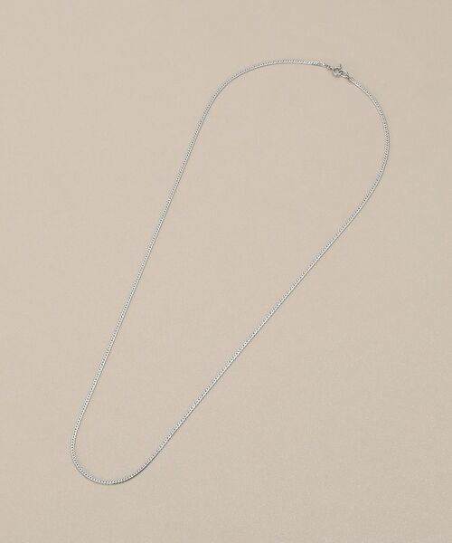 COCOSHNIK / ココシュニック ネックレス・ペンダント・チョーカー | プラチナ フラットヘリンボーン ネックレス | 詳細4