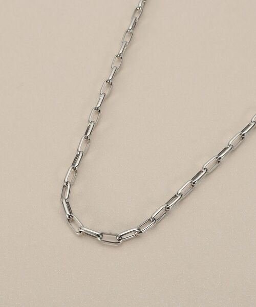 COCOSHNIK / ココシュニック ネックレス・ペンダント・チョーカー | プラチナ 中空MVロング ネックレスL | 詳細2