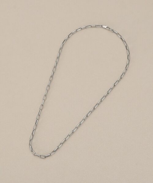 COCOSHNIK / ココシュニック ネックレス・ペンダント・チョーカー | プラチナ 中空MVロング ネックレスL | 詳細4