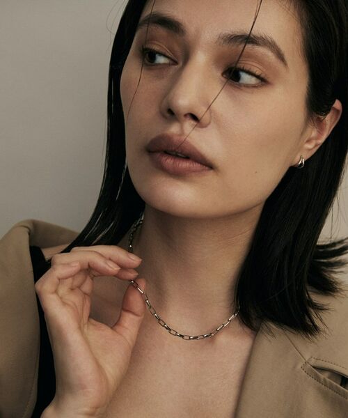 COCOSHNIK / ココシュニック ネックレス・ペンダント・チョーカー | プラチナ 中空MVロング ネックレスL | 詳細7