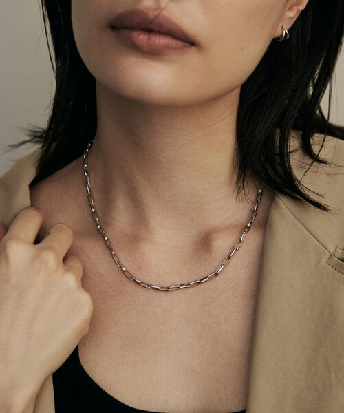 COCOSHNIK / ココシュニック ネックレス・ペンダント・チョーカー | プラチナ 中空MVロング ネックレスL | 詳細8