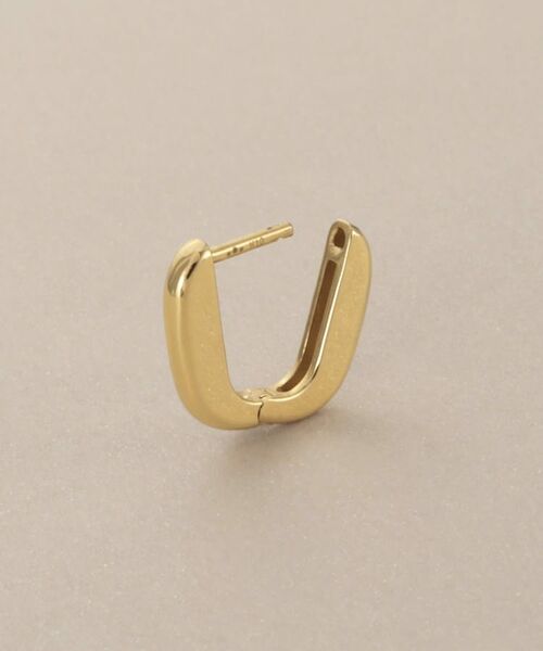 COCOSHNIK / ココシュニック ピアス・イヤリング | K10トラックシェイプ 中折れピアス | 詳細3