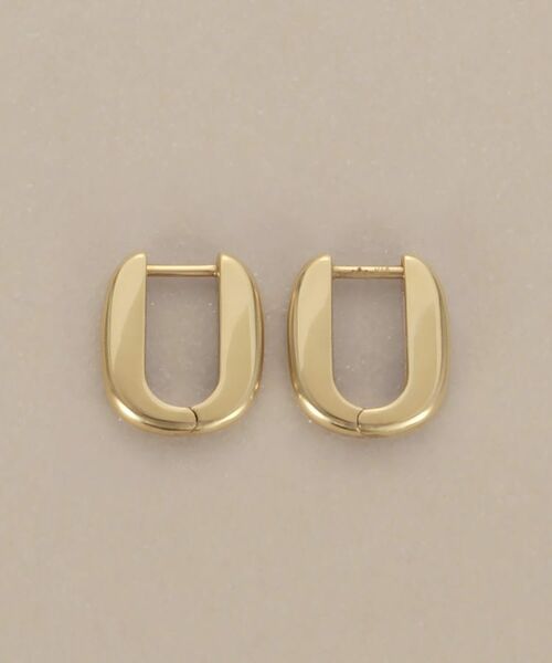 COCOSHNIK / ココシュニック ピアス・イヤリング | K10トラックシェイプ 中折れピアス | 詳細4