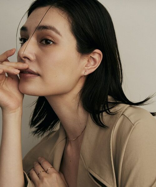 COCOSHNIK / ココシュニック ピアス・イヤリング | K10トラックシェイプ 中折れピアス | 詳細6