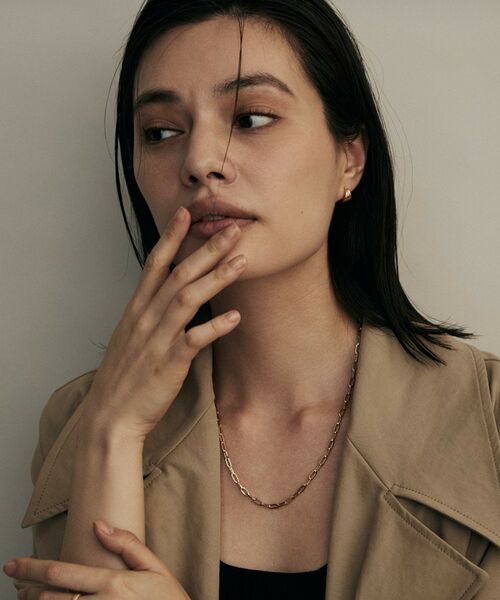 COCOSHNIK / ココシュニック ピアス・イヤリング | K18甲丸トリプル フープピアス | 詳細6