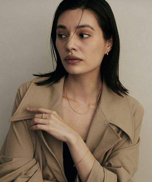 COCOSHNIK / ココシュニック ピアス・イヤリング | K18中空ペアシェイプ大小 スタッドピアス | 詳細5