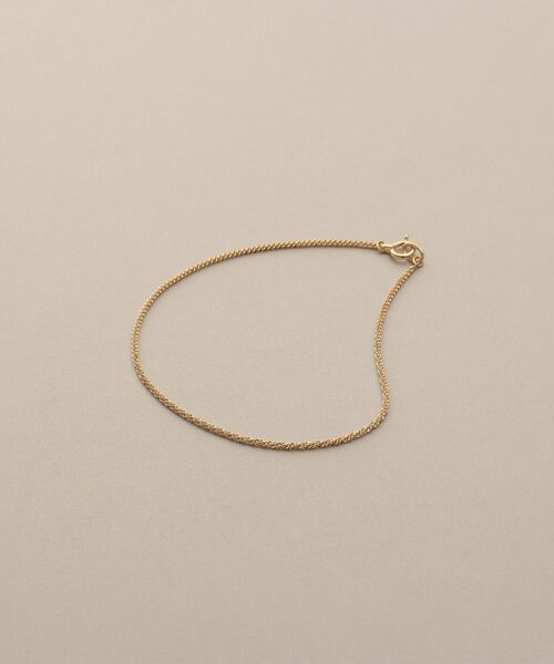 COCOSHNIK / ココシュニック ブレスレット・バングル | K18クリスクロスチェーン ブレスレット | 詳細1