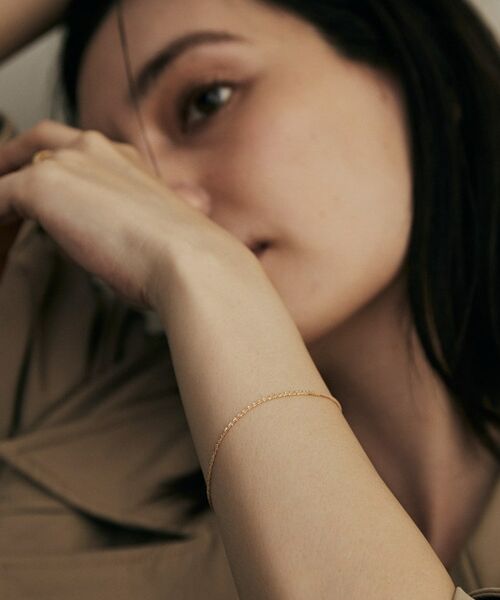 COCOSHNIK / ココシュニック ブレスレット・バングル | K18クリスクロスチェーン ブレスレット | 詳細7