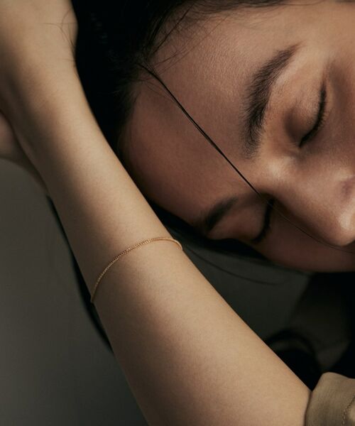 COCOSHNIK / ココシュニック ブレスレット・バングル | K18クリスクロスチェーン ブレスレット | 詳細8